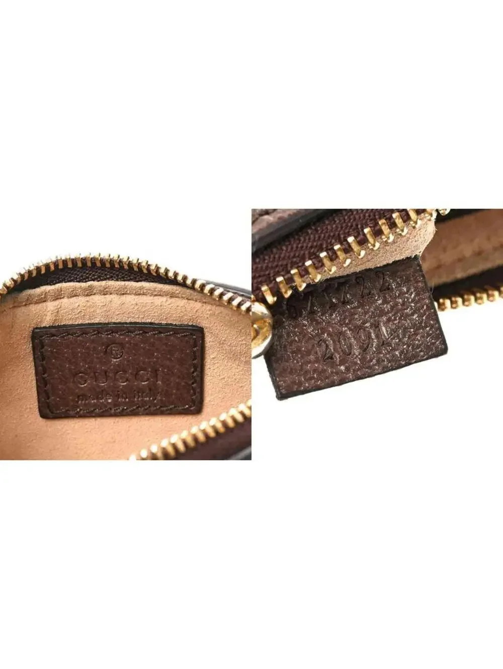 $450 Gucci Monogram JumboGG Textured Dollar Calfskin Ophidia - Picture 3 of 11